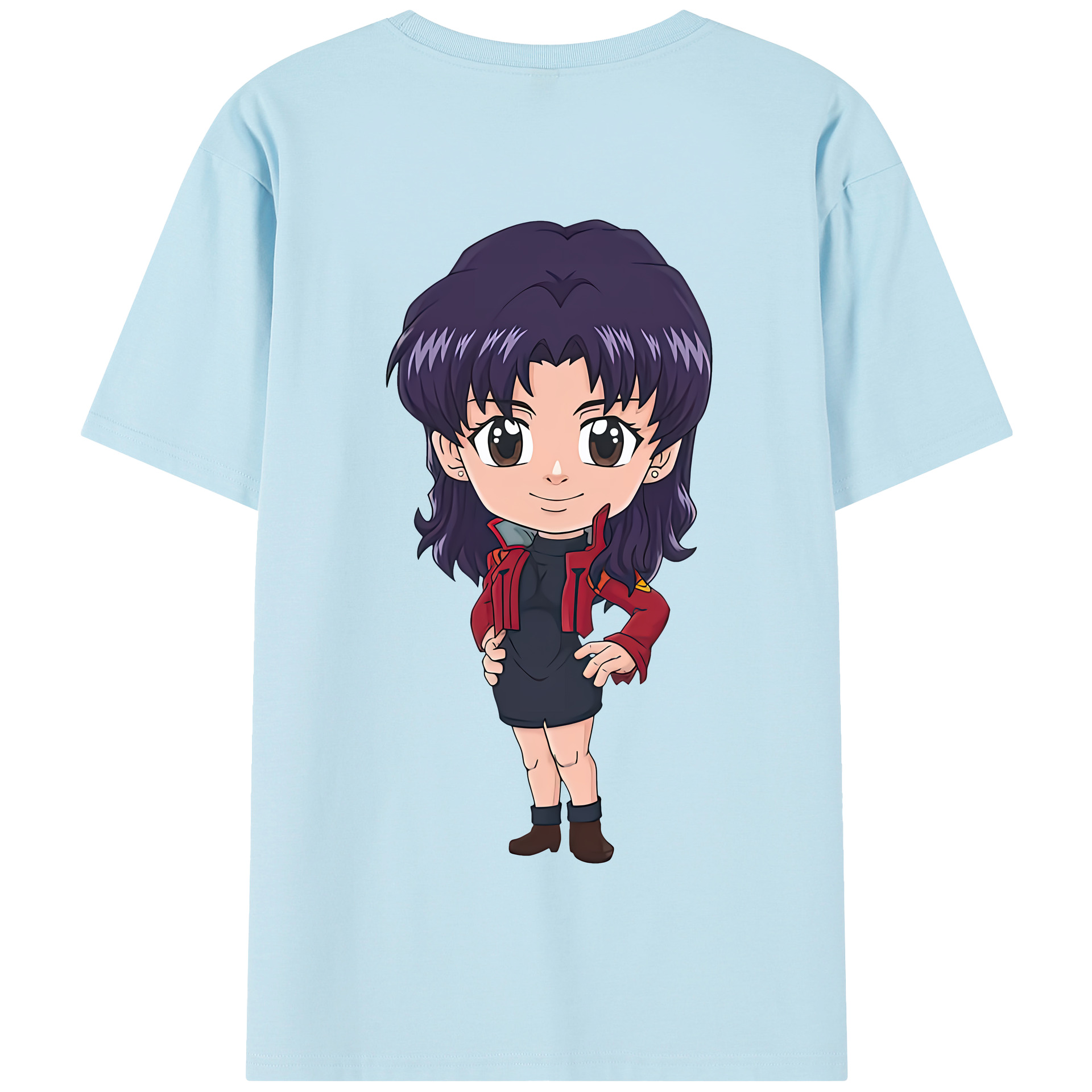 （画像用） EVA 新世紀エヴァンゲリオン 綿100％半袖Tシャツ（背面プリント）